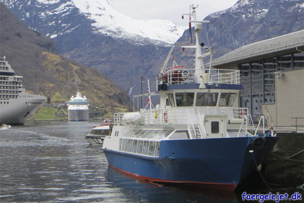 Geirangerfjord, Vision of the Seas og MSC Musica